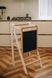 Компактна Вежа Монтессорі Біла + Захисна дошка для малювання Transformer-Tower-Compact фото 12